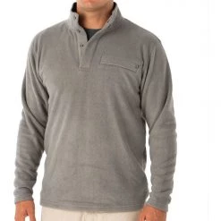 Free Fly Apparel Bamboo Polar Fleece Snap Pullover Mens
