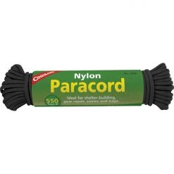 Coghlans Paracord Black 50ft Gear