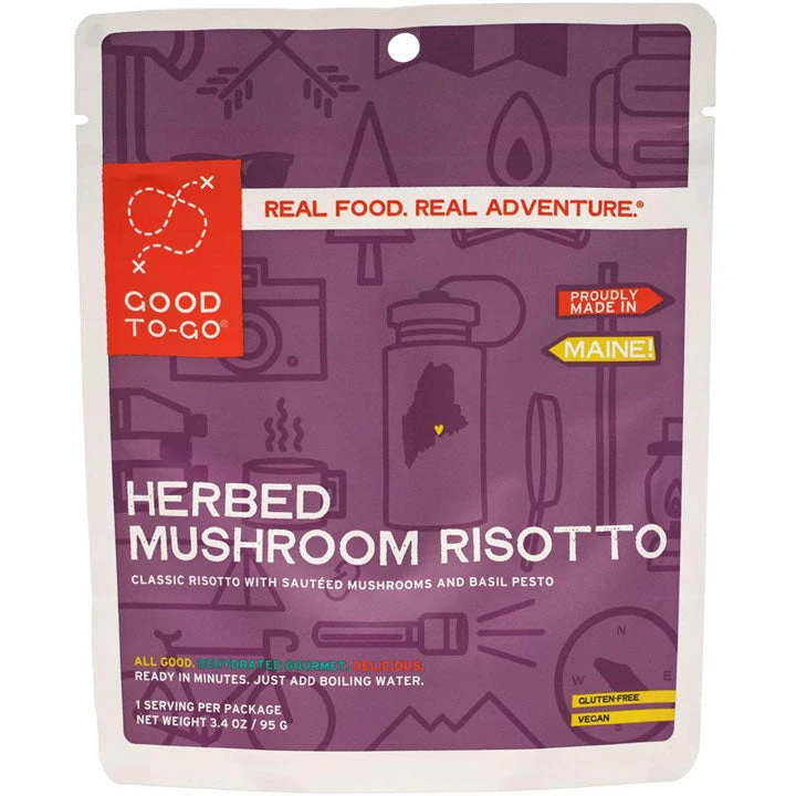 Good To-Go Herbed Mushroom Risotto Single Serving Gear 1 Good To-Go Herbed Mushroom Risotto Single Serving Gear