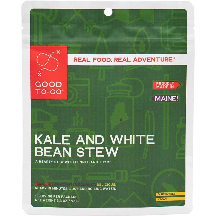 Good To-Go Kale And White Bean Stew Single Serving Gear 1 Good To-Go Kale And White Bean Stew Single Serving Gear