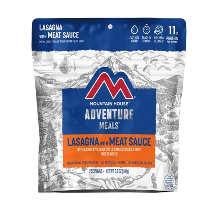 Mountain House Lasagna With Meat Sauce 1 Mountain House Lasagna With Meat Sauce
