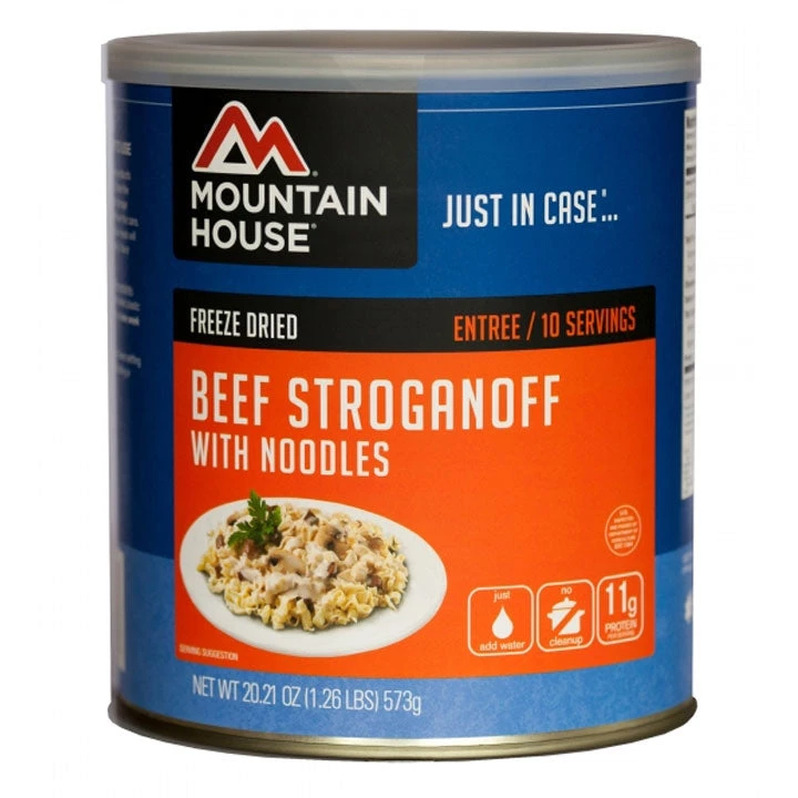 The 10 Essentials Mountain House Beef Stroganoff Number 10 Can 1 The 10 Essentials Mountain House Beef Stroganoff Number 10 Can