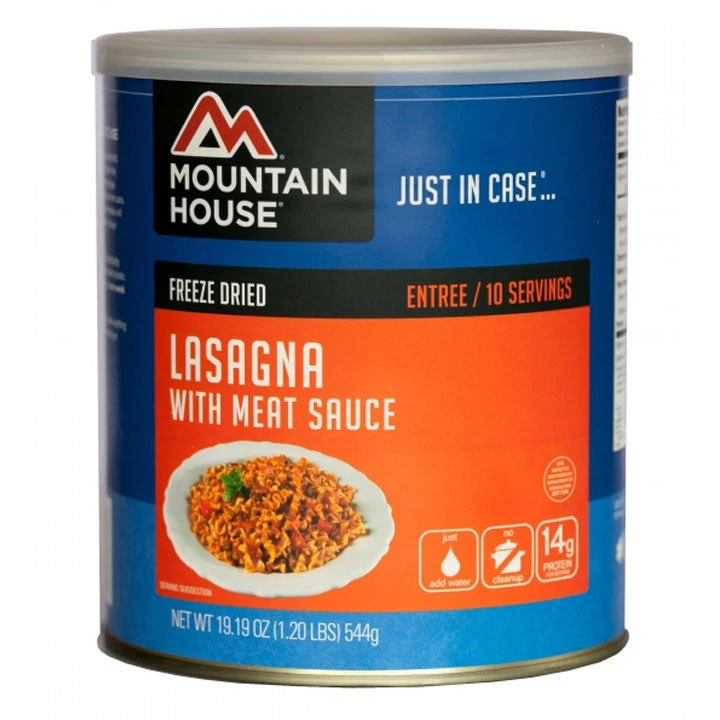 Mountain House Lasagna With Meat Sauce Number 10 Can 1 Mountain House Lasagna With Meat Sauce Number 10 Can