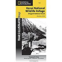 National Geographic The 10 Essentials 760 Kenai National Wildlife Refuge Chugach Map