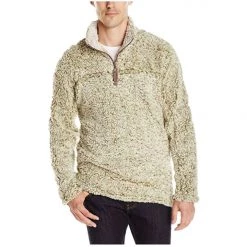 True Grit Frosty Tipped 1/4 Zip Pullover Mens