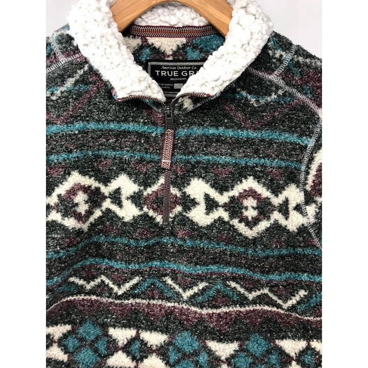 True Grit Melange Blanket 1/4 Zip Pullover 3 True Grit Melange Blanket 1/4 Zip Pullover