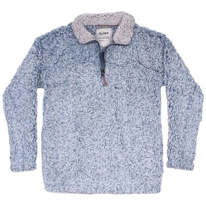 Dylan By True Grit Dylan Soft Shearling Tipped Pile 1/4 Zip Stadium Pullover Womens Dylan By True Grit Dylan Soft Shearling Tipped Pile 1/4 Zip Stadium Pullover Womens