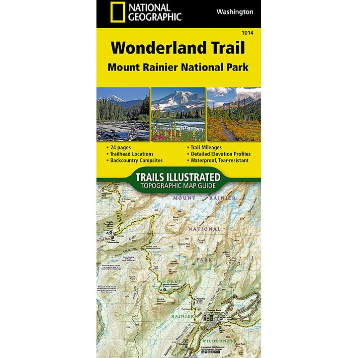 National Geographic 1014 Mount Rainier National Park - Wonderland Trail Washington 1 National Geographic 1014 Mount Rainier National Park - Wonderland Trail Washington