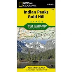 National Geographic Gear 102 Indian Peaks - Gold Hill Map