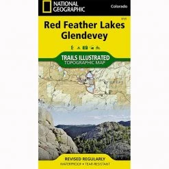 National Geographic 111 Red Feather Lakes - Glendevey Map Colorado Gear