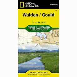 National Geographic Gear 114 Walden - Gould Map Colorado