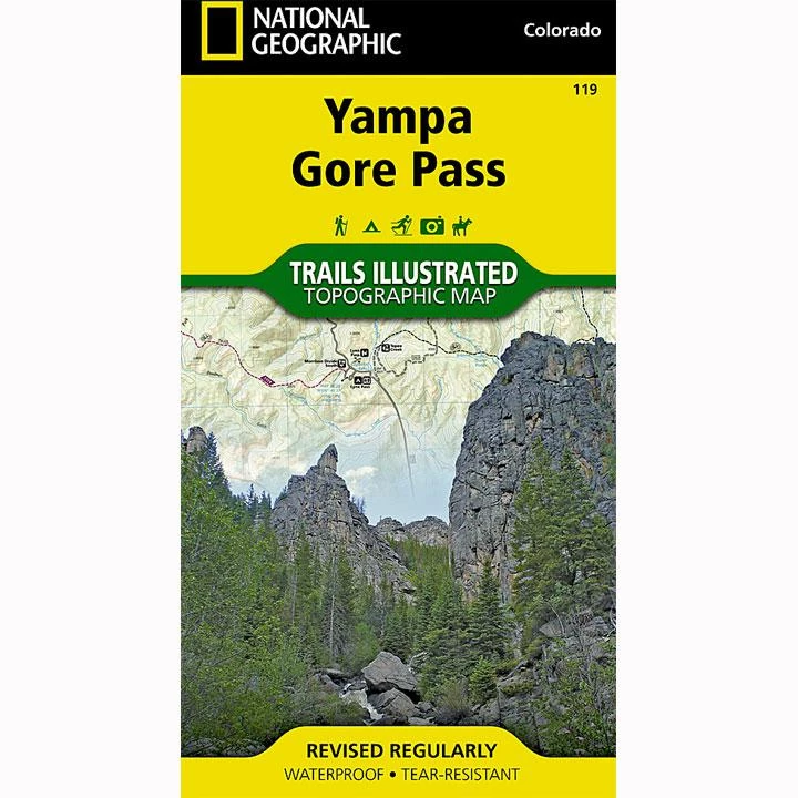 National Geographic 119 Yampa - Gore Pass Map 1 National Geographic 119 Yampa - Gore Pass Map