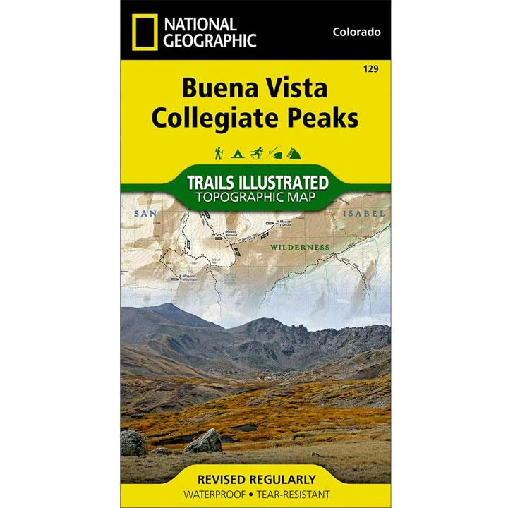 National Geographic 129 Buena Vista - Coll. Peaks Map Colorado 1 National Geographic 129 Buena Vista - Coll. Peaks Map Colorado