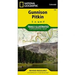 National Geographic 132 Gunnison - Pitkin Map Colorado