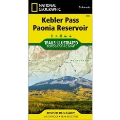 National Geographic The 10 Essentials 133 Kebler Pass - Paonia Map Colorado