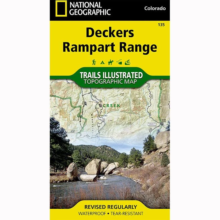 National Geographic The 10 Essentials 135 Deckers/ Rampart Map 1 National Geographic The 10 Essentials 135 Deckers/ Rampart Map