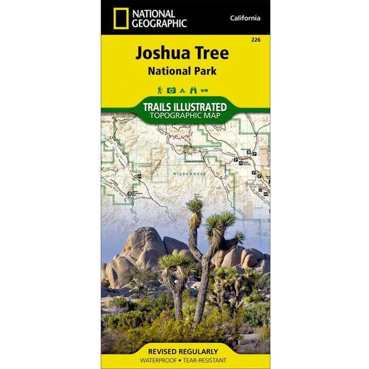 National Geographic Gear 226 Joshua Tree National Park Map California 1 National Geographic Gear 226 Joshua Tree National Park Map California