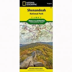 National Geographic 228 Shenandoah National Park Map Virginia