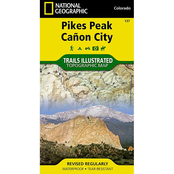 National Geographic 137 Pikes Peak - Canyon City Map Colorado 1 National Geographic 137 Pikes Peak - Canyon City Map Colorado