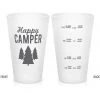 SiliPint Happy Camper 16oz Pint Glass Cups, Bowls, And Plates