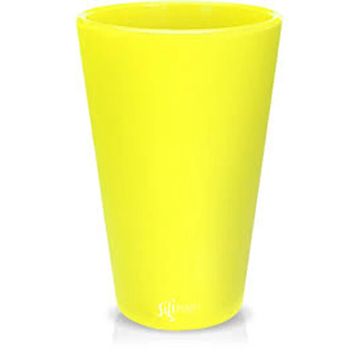 Cups, Bowls, And Plates SiliPint Glow-In-The-Dark 16 Ounce Pint Glass 4 Cups, Bowls, And Plates SiliPint Glow-In-The-Dark 16 Ounce Pint Glass