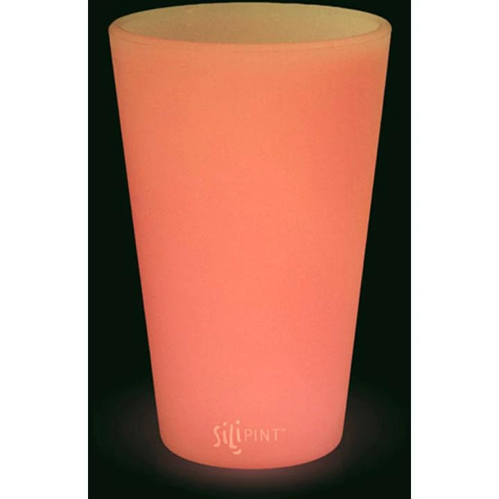 Cups, Bowls, And Plates SiliPint Glow-In-The-Dark 16 Ounce Pint Glass 3 Cups, Bowls, And Plates SiliPint Glow-In-The-Dark 16 Ounce Pint Glass