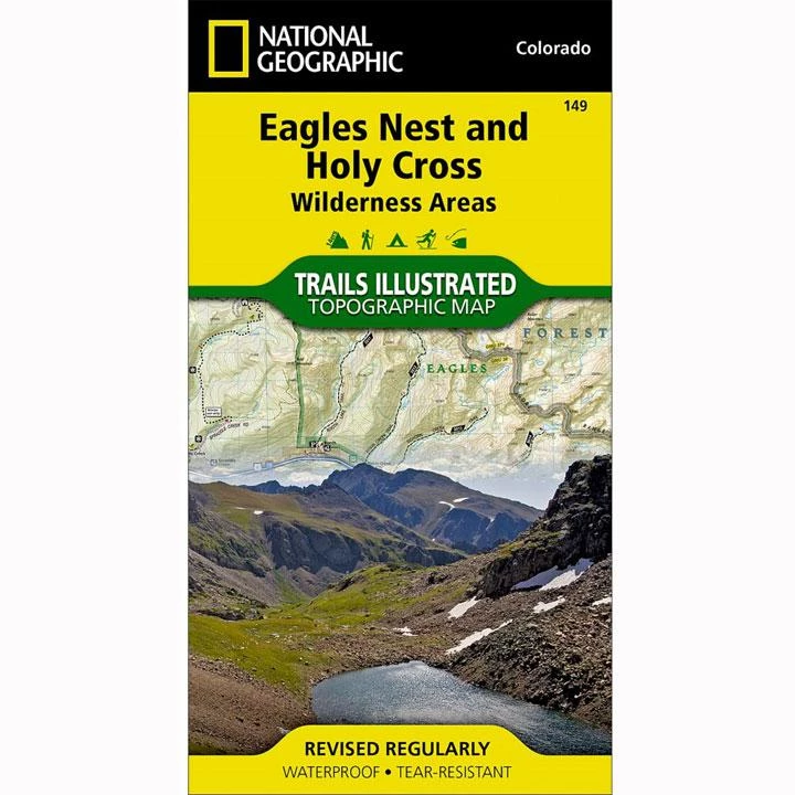 National Geographic 149 Eagles Nest - Holy Cross Trail Map Colorado 1 National Geographic 149 Eagles Nest - Holy Cross Trail Map Colorado