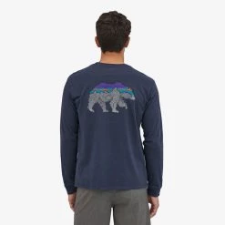 Patagonia Long-Sleeved Back For Good Responsibili-Tee Mens 7 Patagonia Long-Sleeved Back For Good Responsibili-Tee Mens