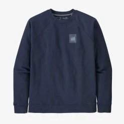 Patagonia Alpine Icon Regenerative Organic Cotton Crew Sweatshirt Mens