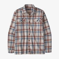 Patagonia Long-Sleeved Organic Cotton Midweight Fjord Flannel Shirt Mens