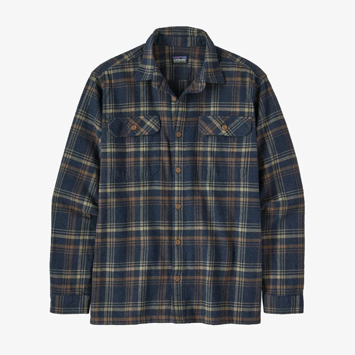 Patagonia Long-Sleeved Organic Cotton Midweight Fjord Flannel Shirt Mens Patagonia Long-Sleeved Organic Cotton Midweight Fjord Flannel Shirt Mens