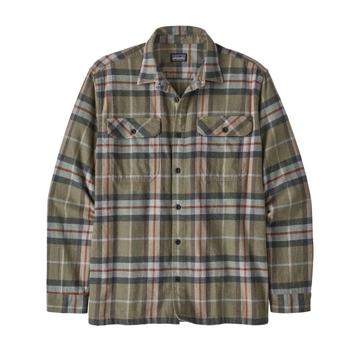 Patagonia Long-Sleeved Organic Cotton Midweight Fjord Flannel Shirt Mens Patagonia Long-Sleeved Organic Cotton Midweight Fjord Flannel Shirt Mens