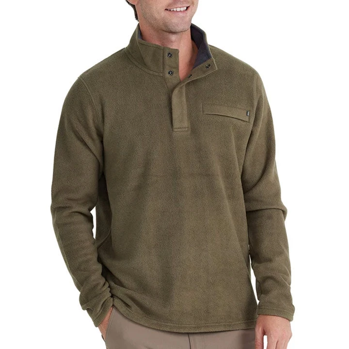 Free Fly Polar Fleece Snap Pullover Mens 2 Free Fly Polar Fleece Snap Pullover Mens
