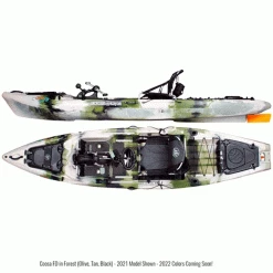 Jackson Kayaks Coosa FD Pedal Drive Fishing Kayak 2022 Gear