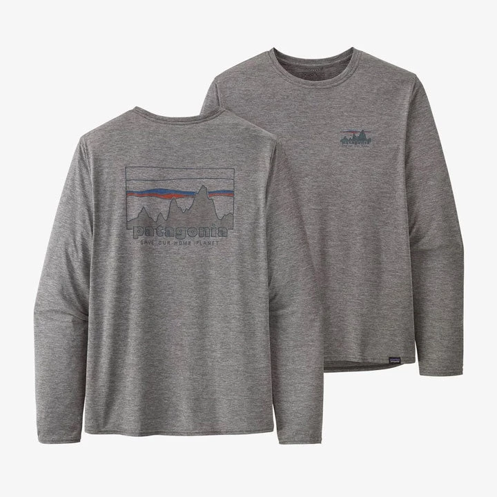 Patagonia Long-Sleeved Capilene Cool Daily Graphic Shirt Mens 2 Patagonia Long-Sleeved Capilene Cool Daily Graphic Shirt Mens