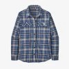 Patagonia Long-Sleeved Organic Cotton Midweight Fjord Flannel Shirt Womens