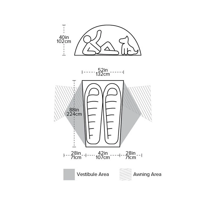 Big Agnes Copper Spur HV UL2 Tent 2020 3 Big Agnes Copper Spur HV UL2 Tent 2020
