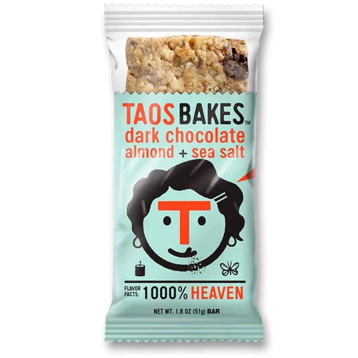 Taos Bakes Dark Chocolate Almond + Sea Salt 1 Taos Bakes Dark Chocolate Almond + Sea Salt
