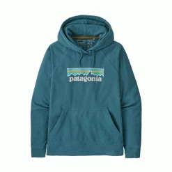 Patagonia Pastel P-6 Logo Organic Hoody Womens