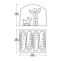 Big Agnes Big House 4 Tent Gear