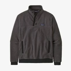 Patagonia Shearling Fleece Button Pullover Mens
