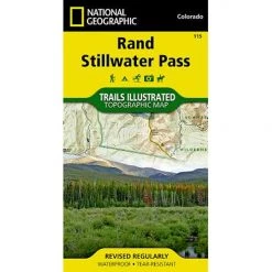 National Geographic 115 Rand Stillwater Pass-Outdoor Recreation Map Colorado Gear