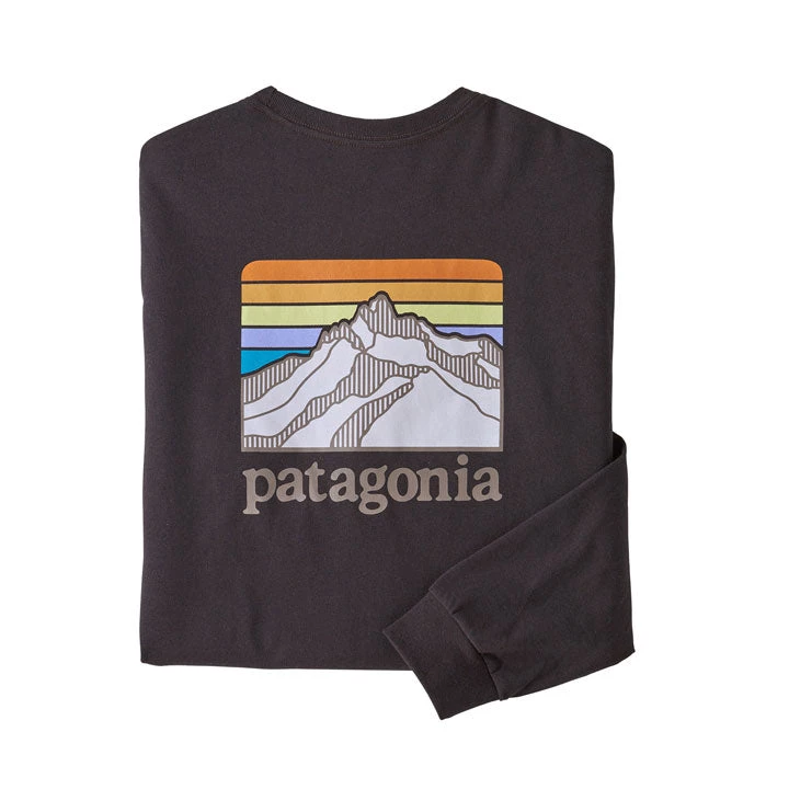 Patagonia Long-Sleeved Line Logo Ridge Responsibili-Tee Mens 1 Patagonia Long-Sleeved Line Logo Ridge Responsibili-Tee Mens
