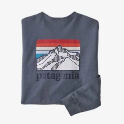 Patagonia Long-Sleeved Line Logo Ridge Responsibili-Tee Mens 8 Patagonia Long-Sleeved Line Logo Ridge Responsibili-Tee Mens