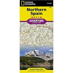 National Geographic 3306 Northern Spain Adventure Map Gear